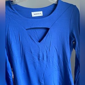 Marcella Royal Blue Long Sleeve Top